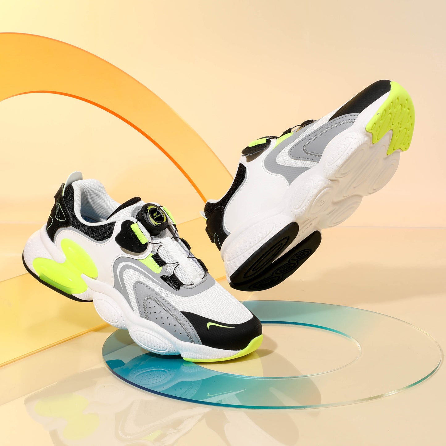 DR KONG 013 WHITE BLACK YELLOW