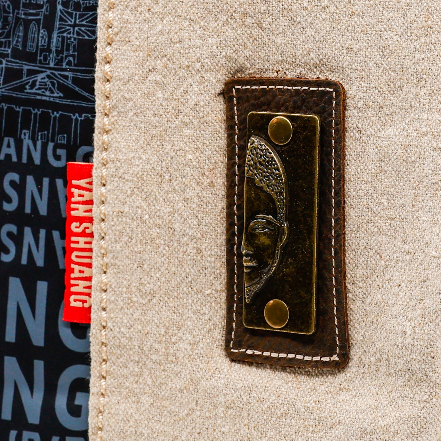 YAN SHUANG Mochila Unisex Campanario Lino