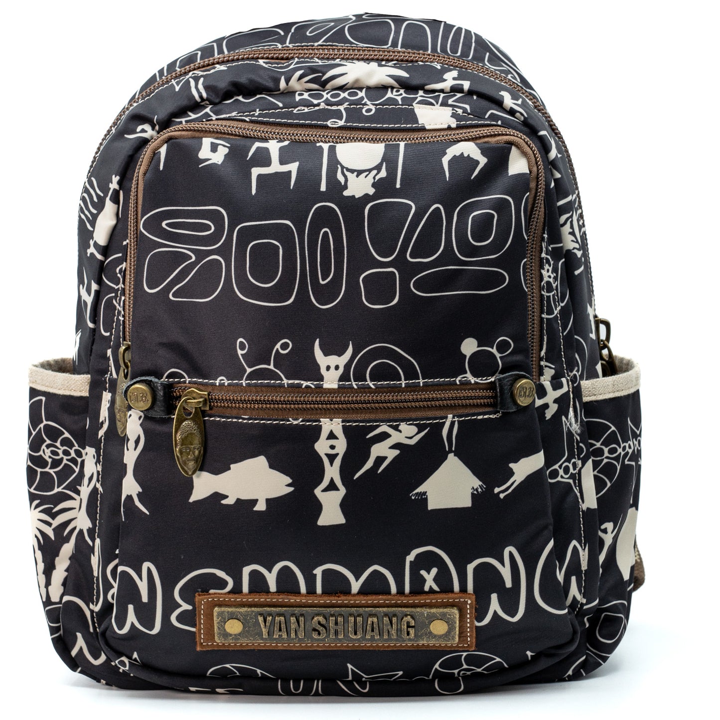 YAN SHUANG Mochila Urbana Unisex Jeroglífico