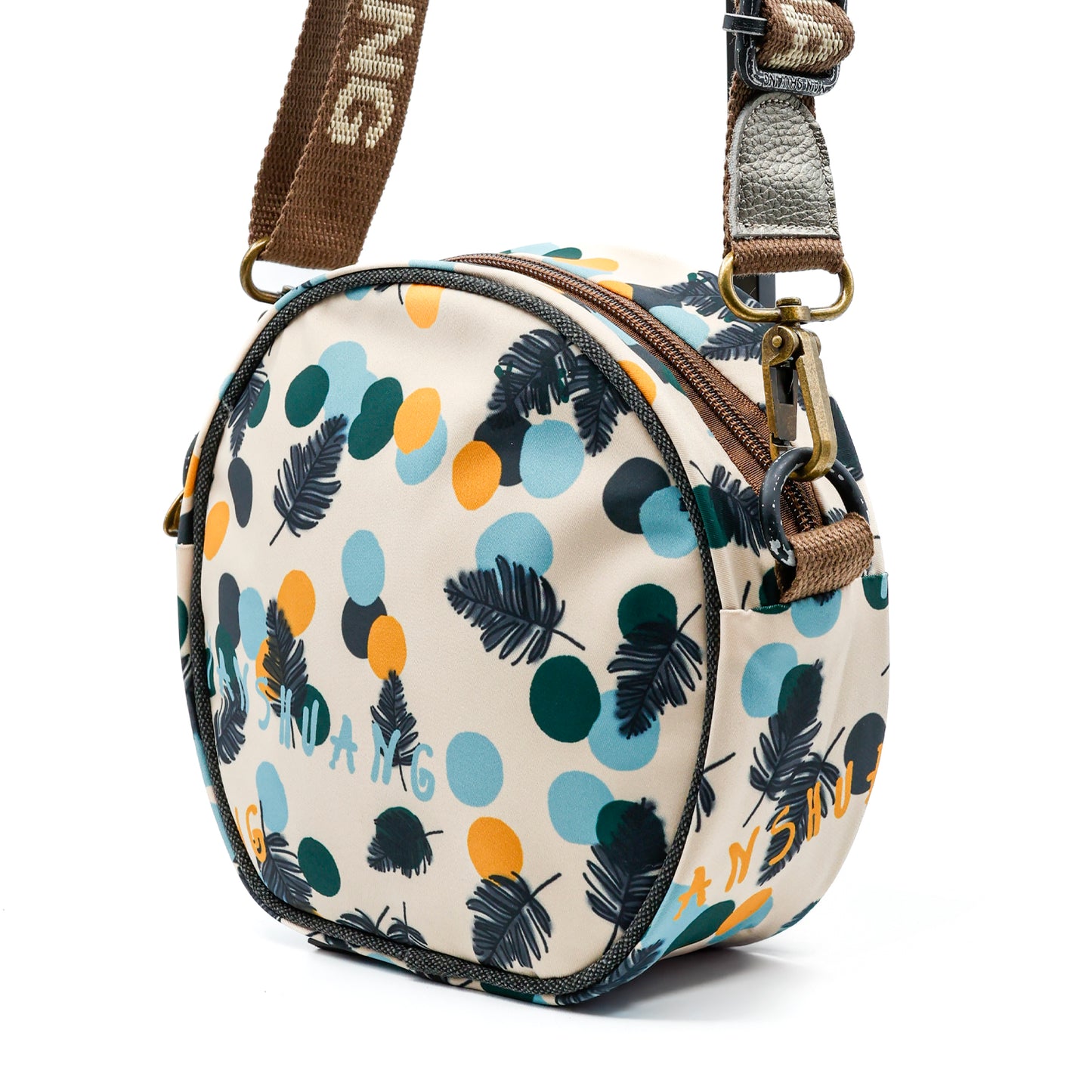 YAN SHUANG Bandolera Dots & Feather