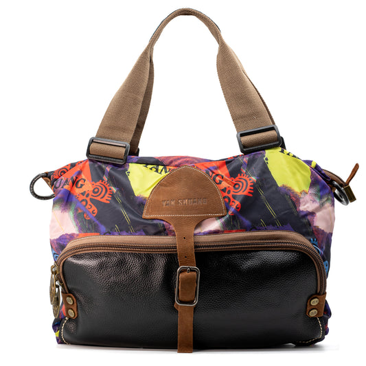 YAN SHUANG Urban Bag Colourful Crow Leather