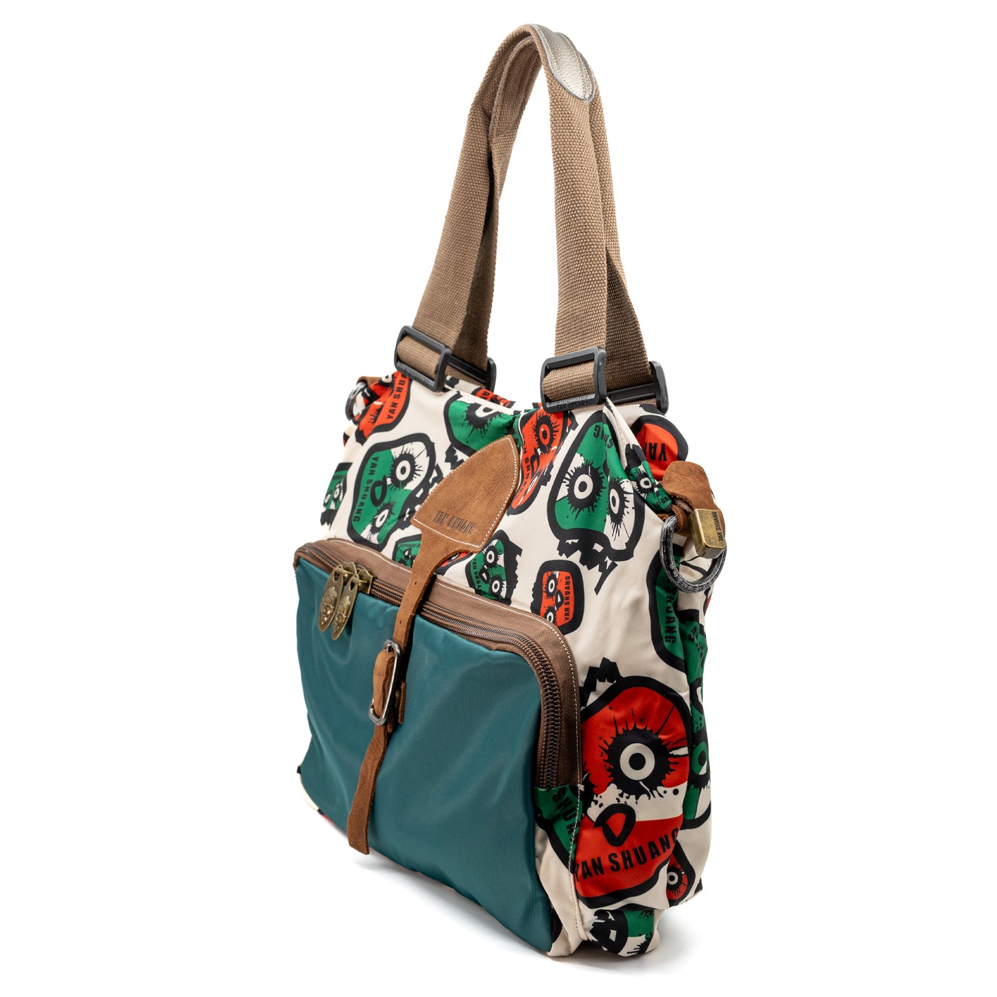 YAN SHUANG Bolso Urbano Candy Head Turquesa