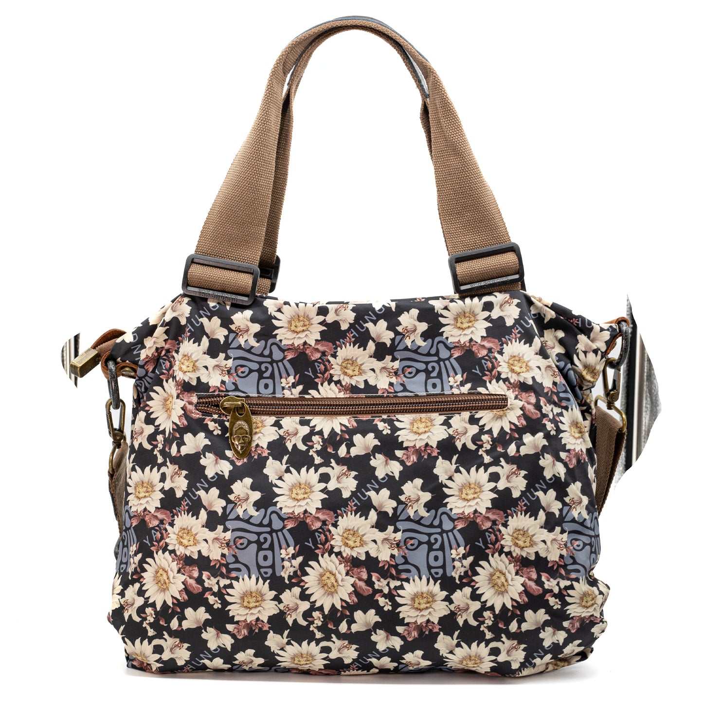 YAN SHUANG Chrysanthemum Leather Urban Bag