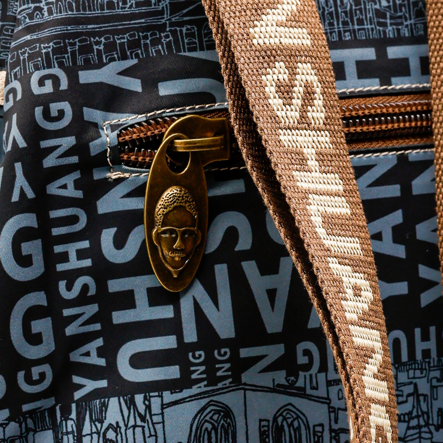 YAN SHUANG Mochila Unisex Campanario Lino