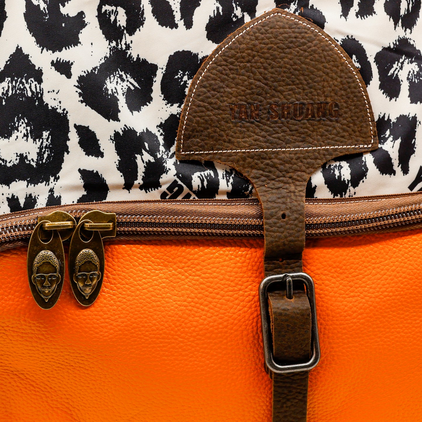 YAN SHUANG Bolso Urbano Piel Huella