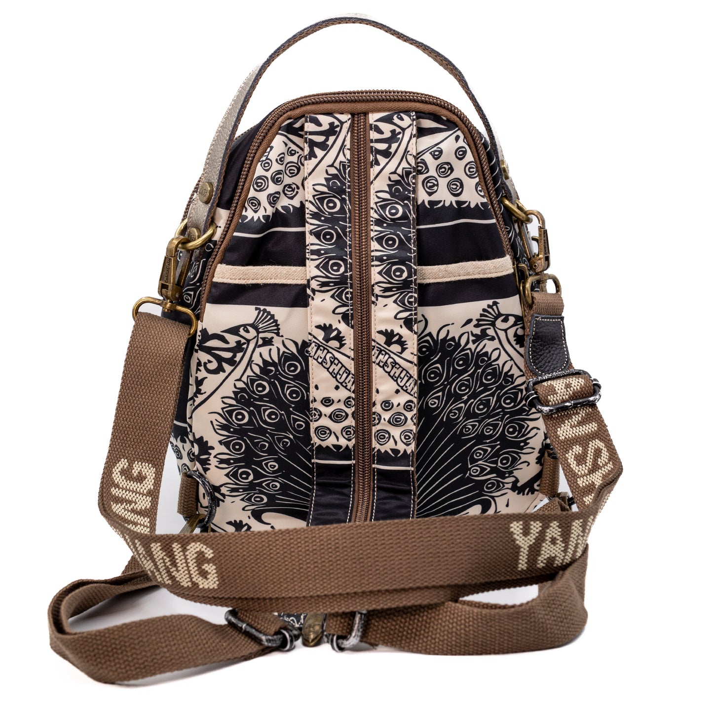 YAN SHUANG Peacock Convertible Backpack