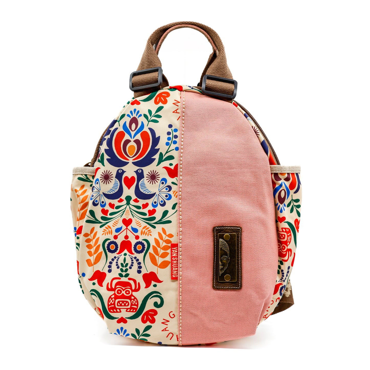 YAN SHUANG Mochila Mujer Buen Partido Algodón Rosa