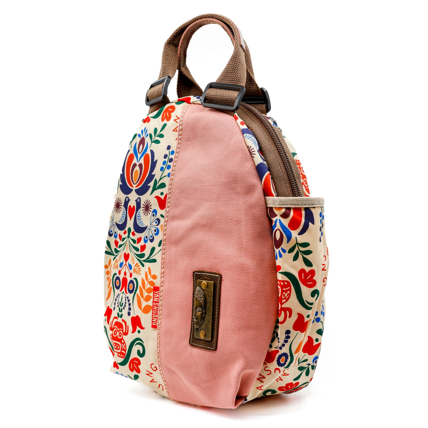 YAN SHUANG Mochila Mujer Buen Partido Algodón Rosa