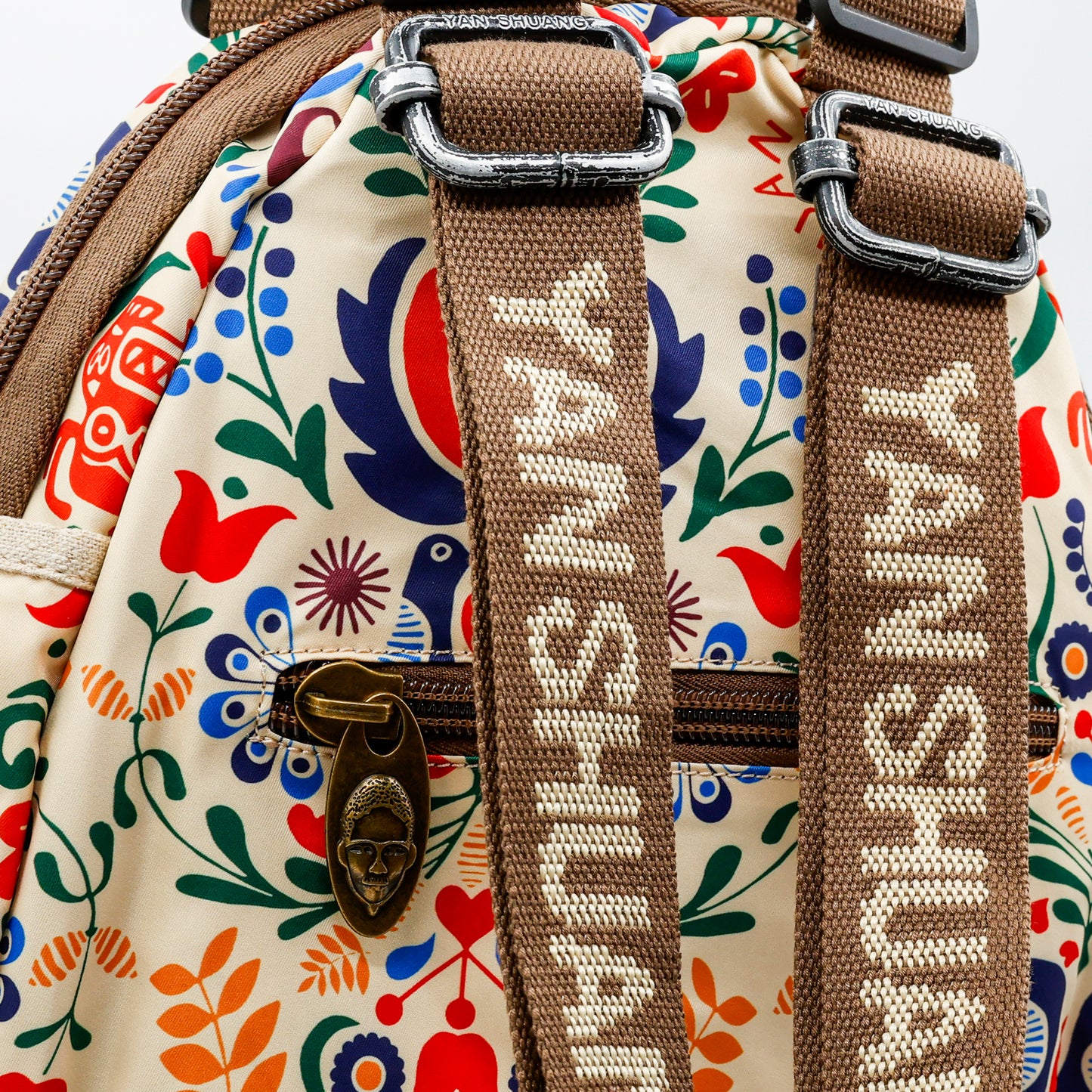 YAN SHUANG Mochila Mujer Buen Partido Algodón Rosa