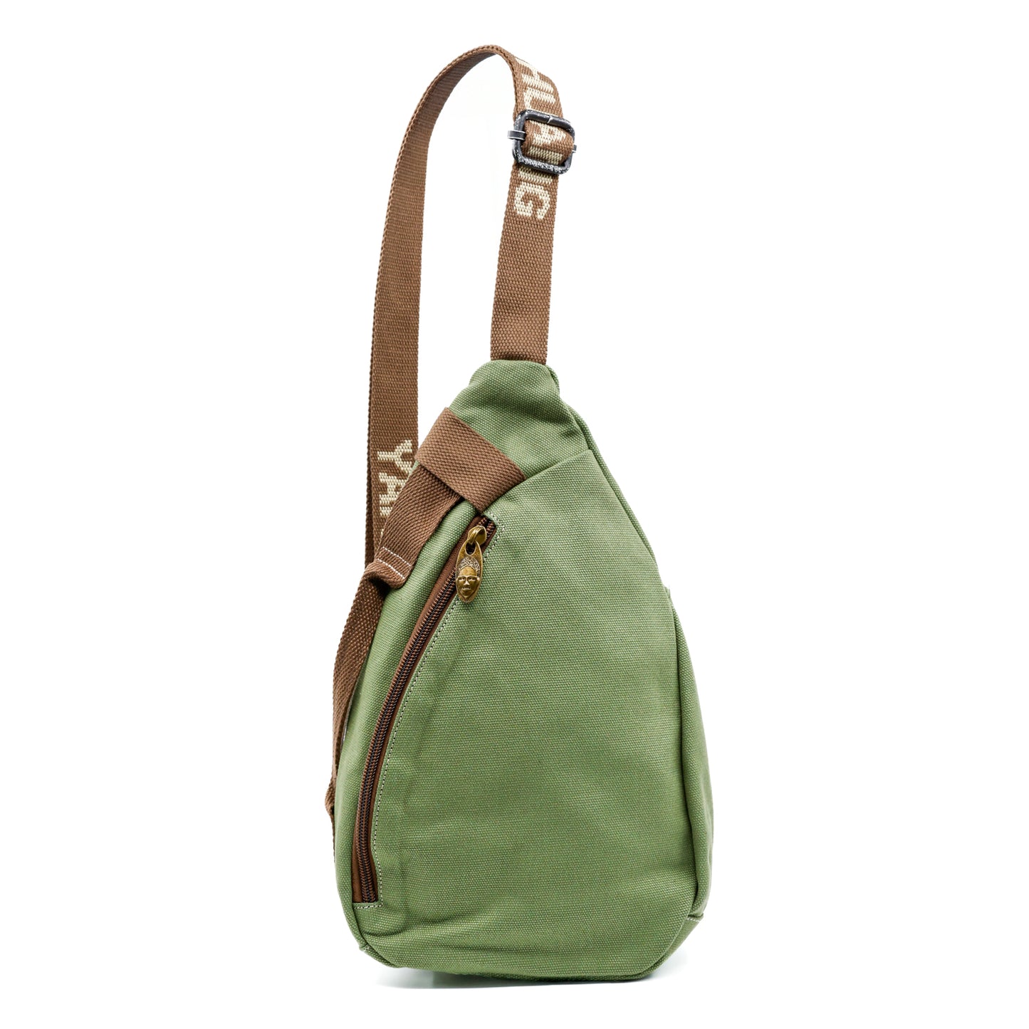 YAN SHUANG Military Green Shoulder Bag