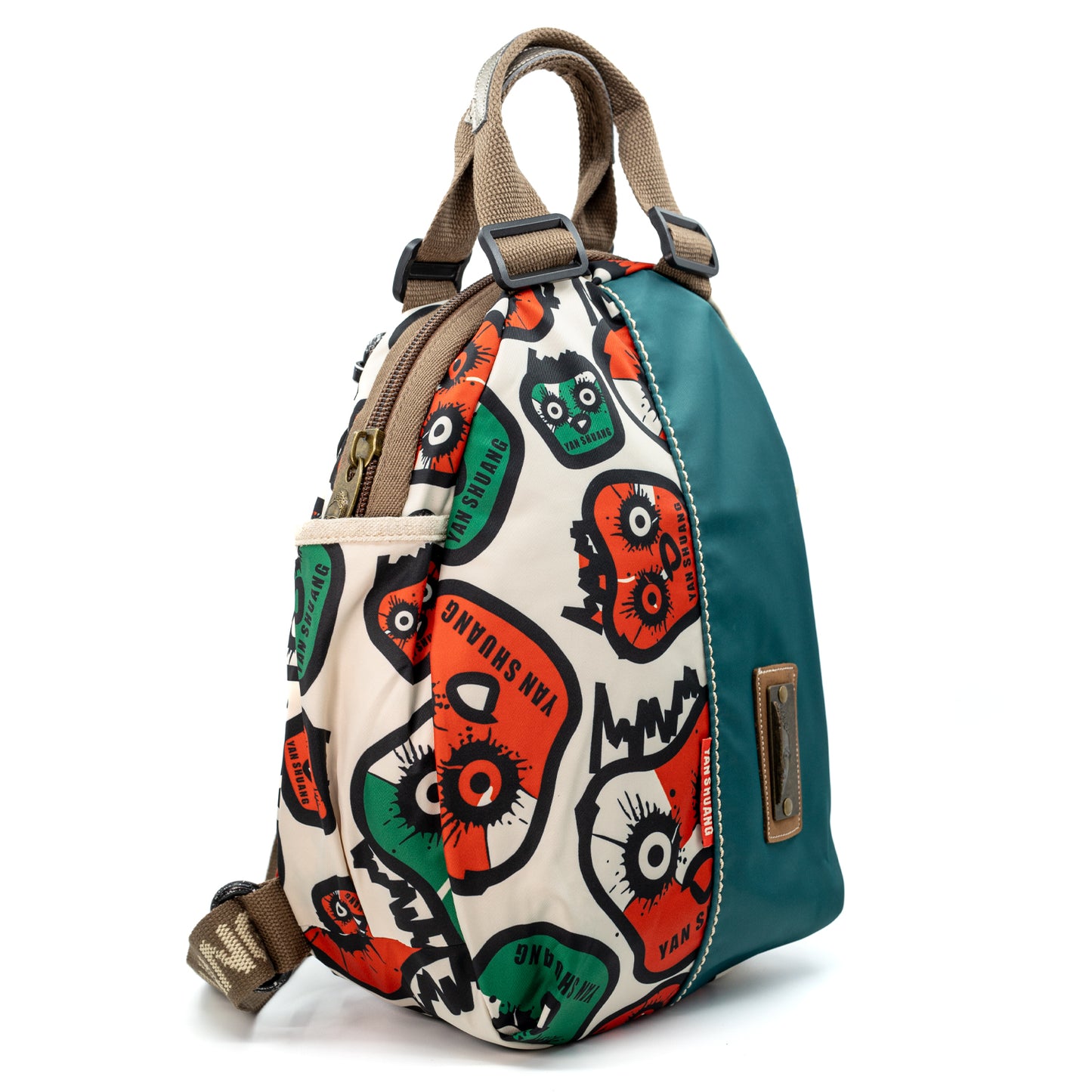 YAN SHUANG Mochila Urbana Candy Head Turquesa