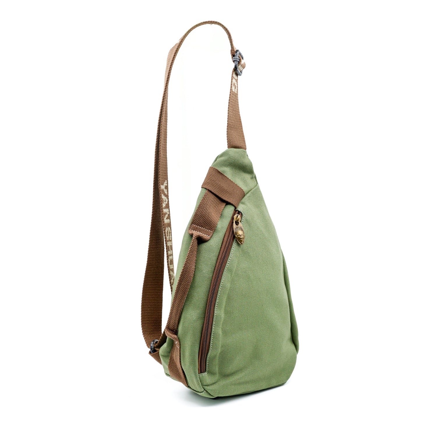 YAN SHUANG Military Green Shoulder Bag