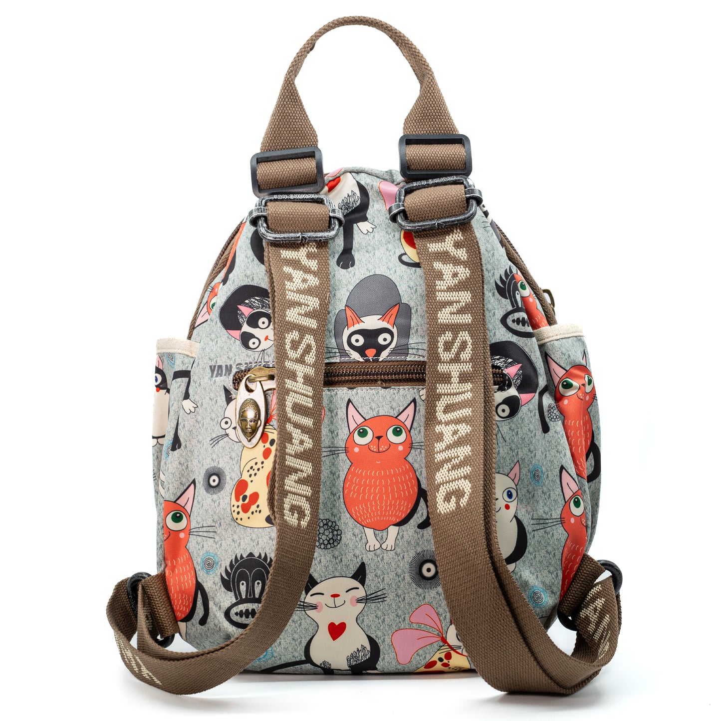 YAN SHUANG Ivory Mao Cat Urban Backpack