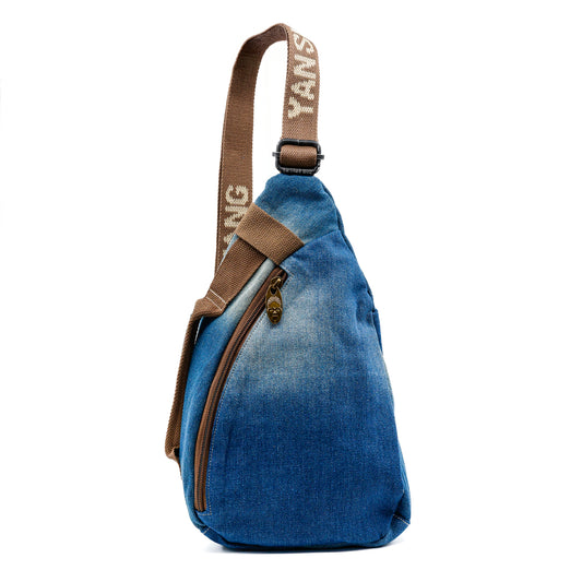 YAN SHUANG Bandolera Urbana Denim