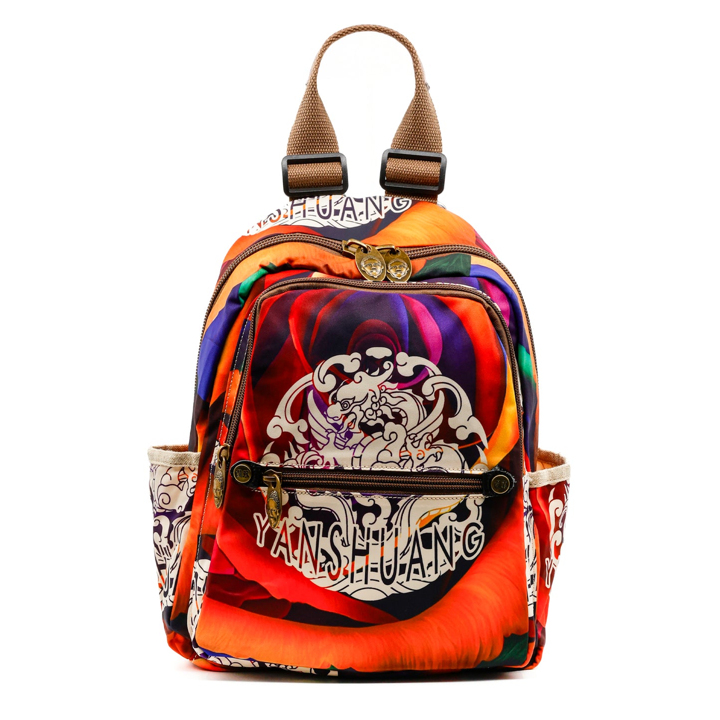 YAN SHUANG Mochila Unisex Dragón de Colores
