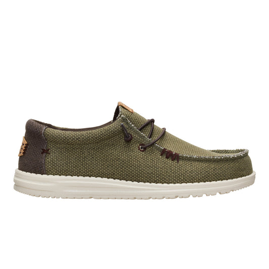 HEY DUDE BRAIDED OLIVE GREEN