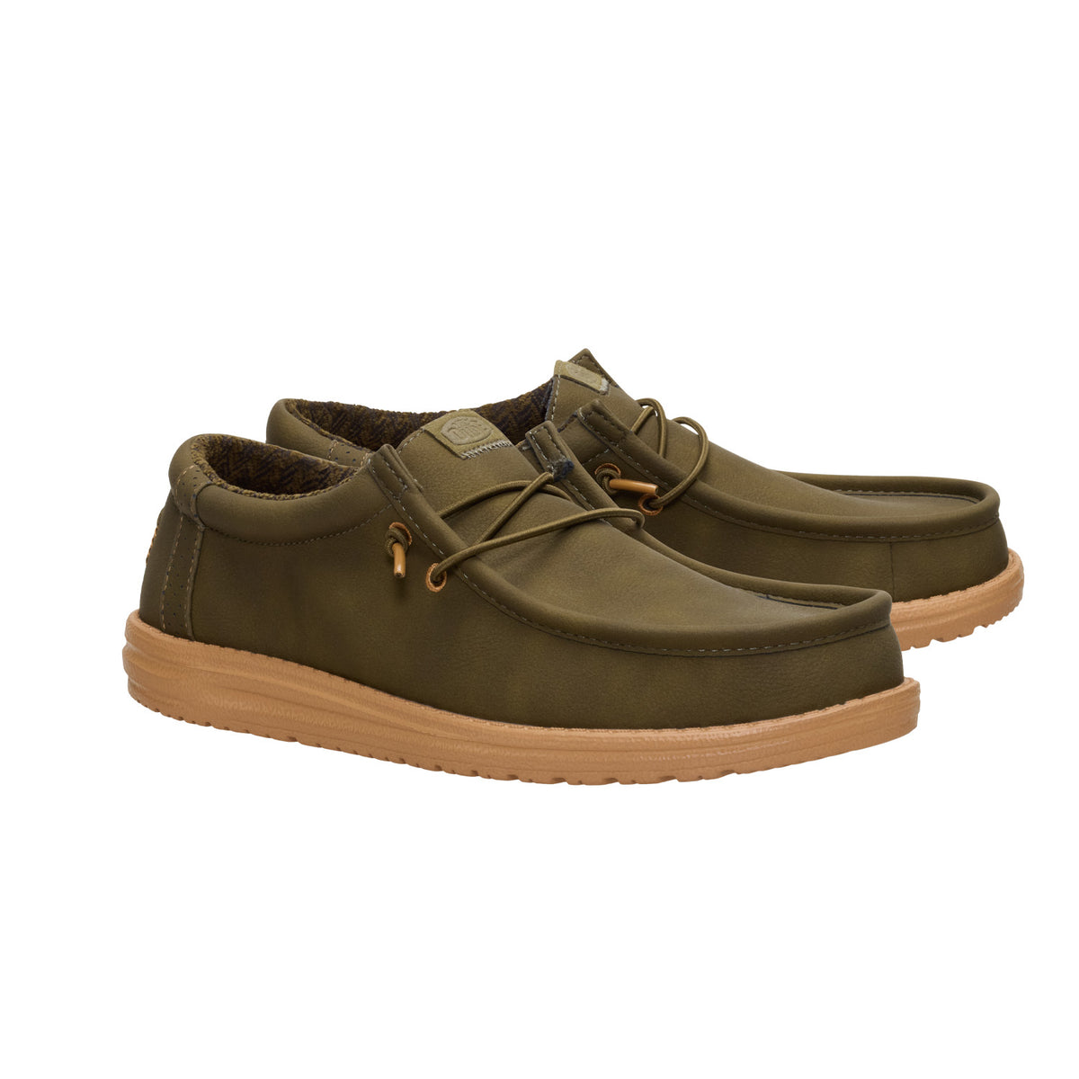HEY DUDE CLASSIC OLIVE GREEN & BROWN