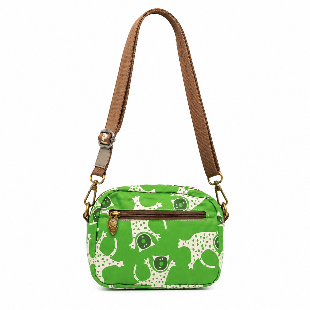 YAN SHUANG Bandolera Mujer Green Leopard