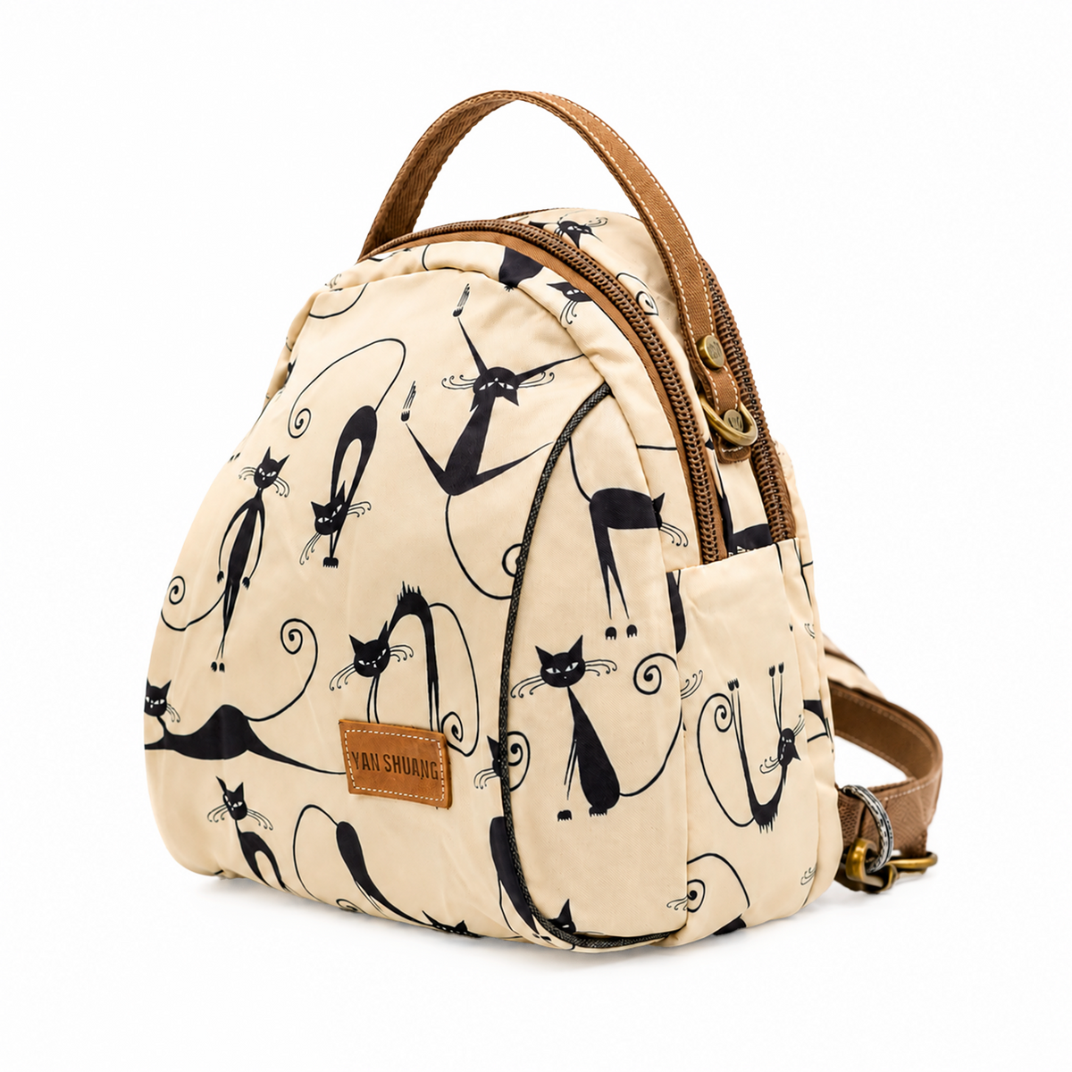 YAN SHUANG Mochila Convertible Michi Cat