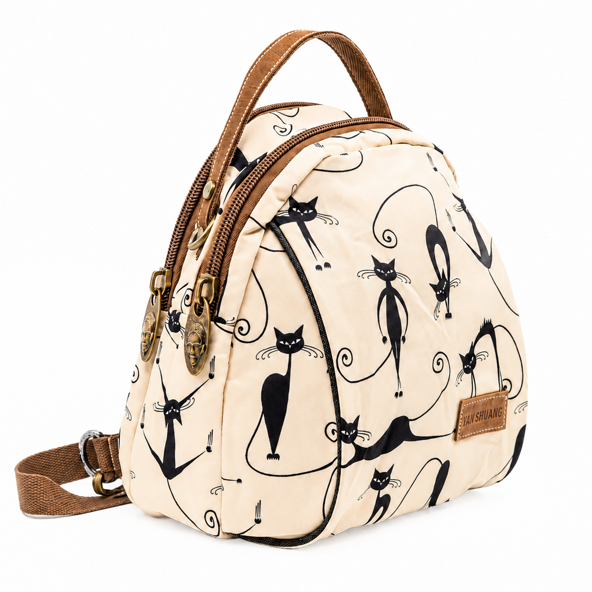 YAN SHUANG Mochila Convertible Michi Cat