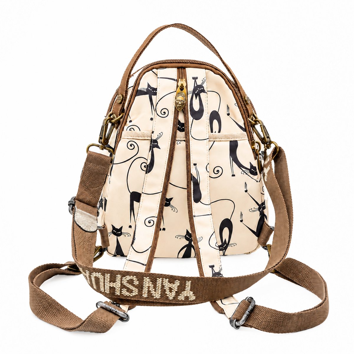 YAN SHUANG Mochila Convertible Michi Cat