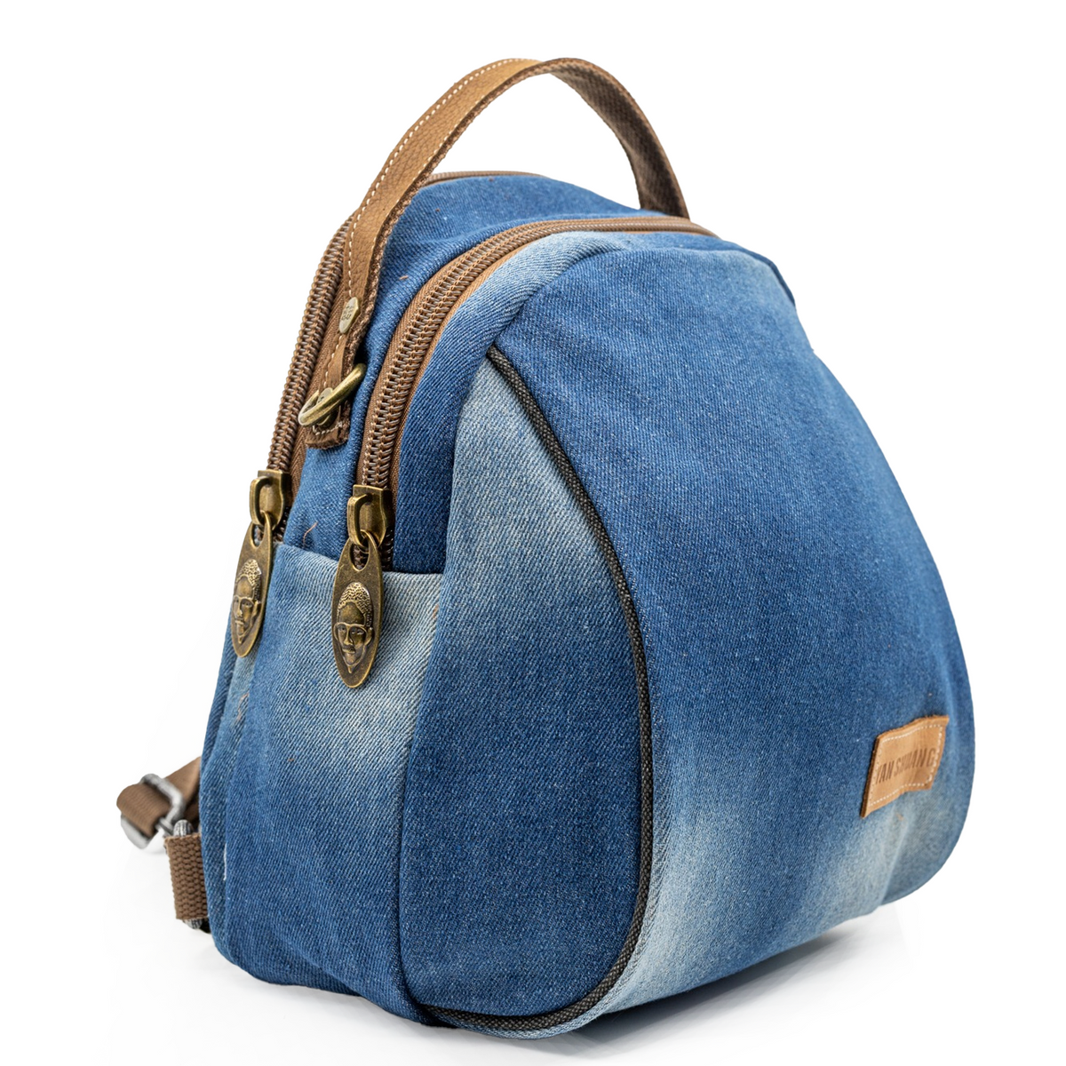YAN SHUANG Mochila Convertible Denim