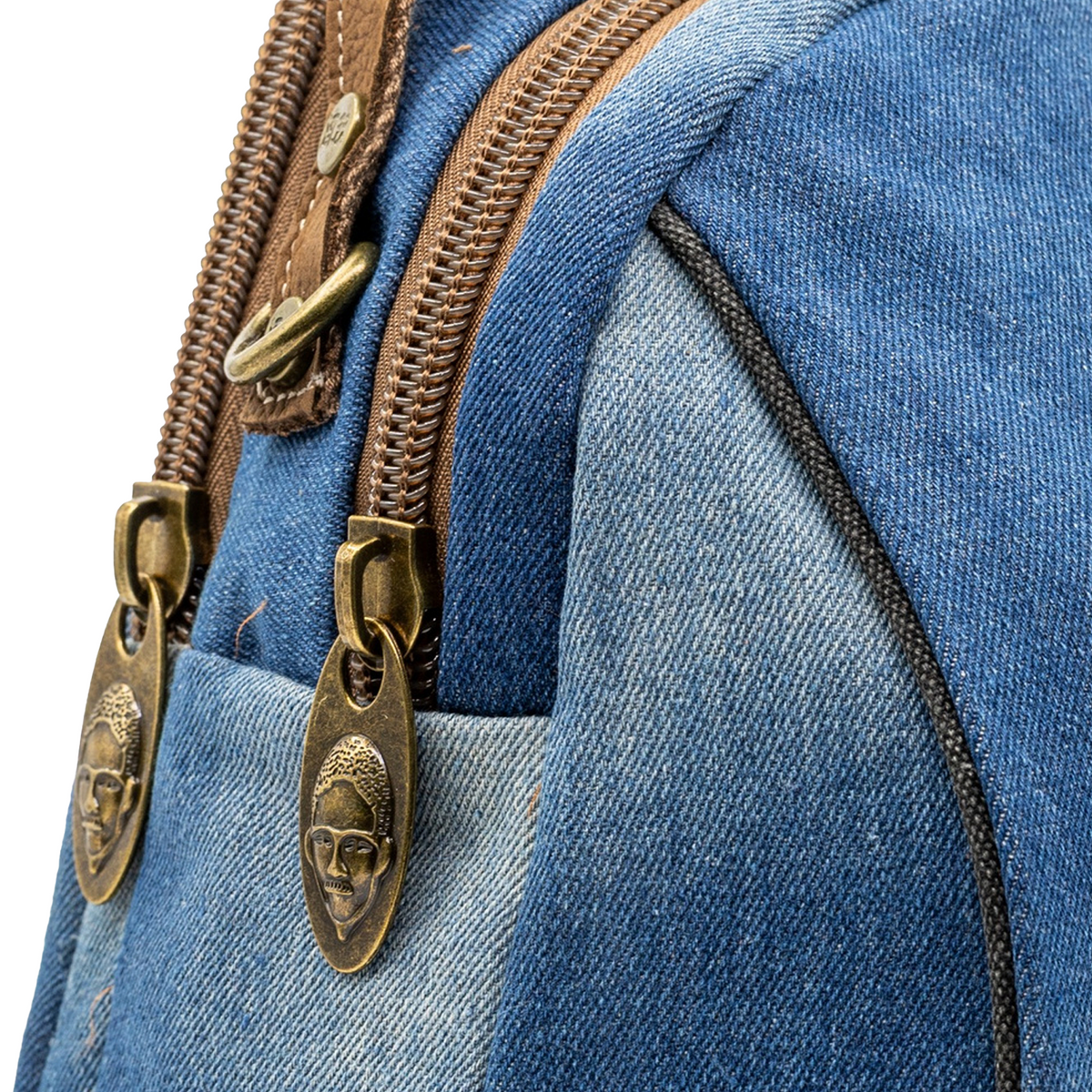 YAN SHUANG Mochila Convertible Denim