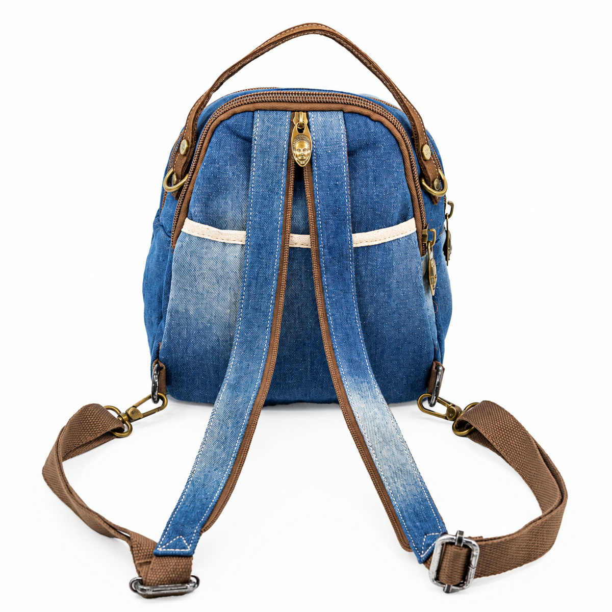 YAN SHUANG Mochila Convertible Denim