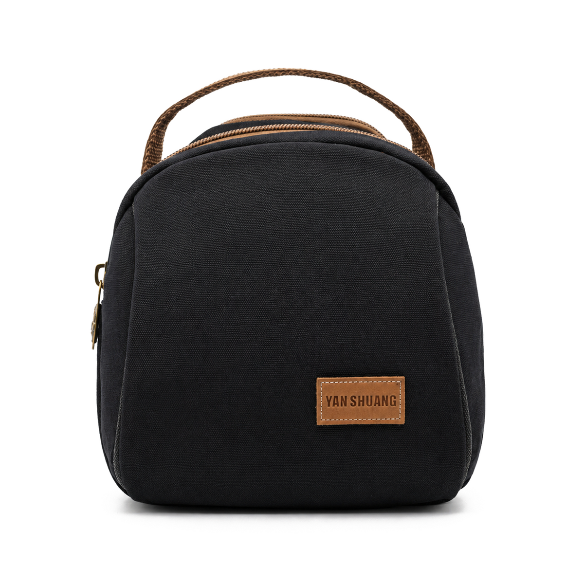 YAN SHUANG Mochila Convertible Algodón Negro