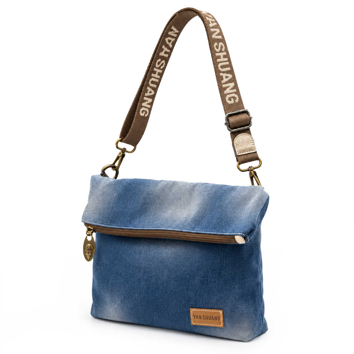 YAN SHUANG Bandolera Vaquero Denim