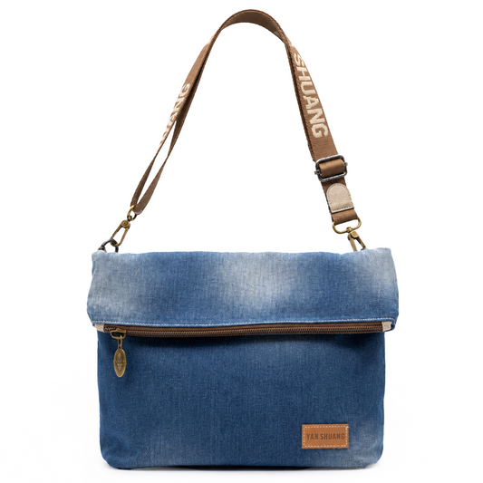 YAN SHUANG Bandolera Vaquero Denim