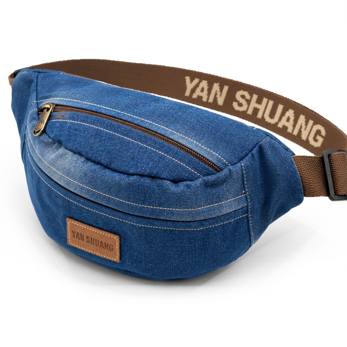 YAN SHUANG Riñonera Denim