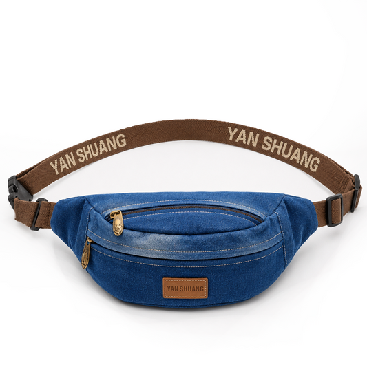 YAN SHUANG Riñonera Denim