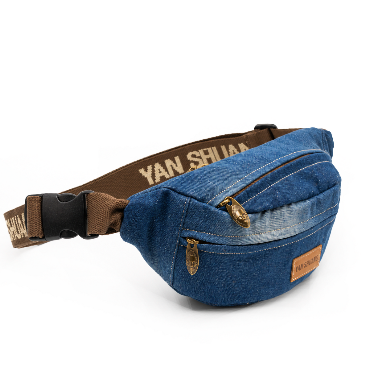 YAN SHUANG Riñonera Denim