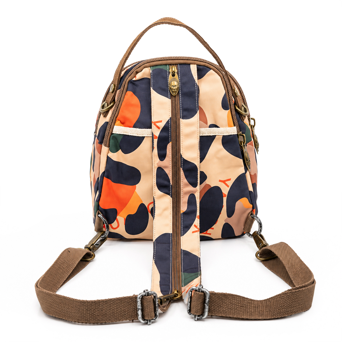 YAN SHUANG Mochila Convertible Leopardo De Color