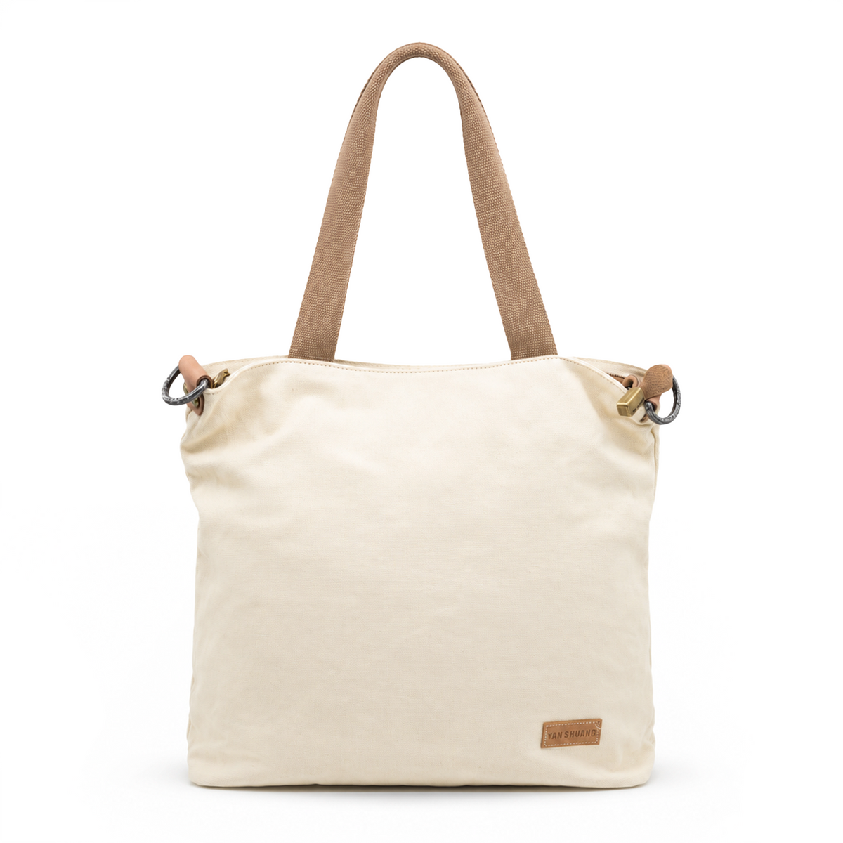 YAN SHUANG Bolso pequeño Algodón Marfil