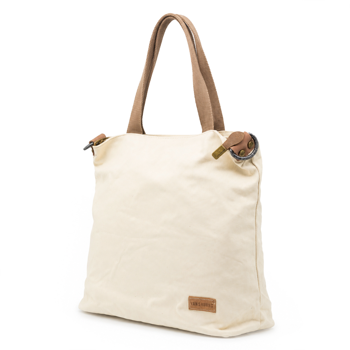 YAN SHUANG Bolso pequeño Algodón Marfil