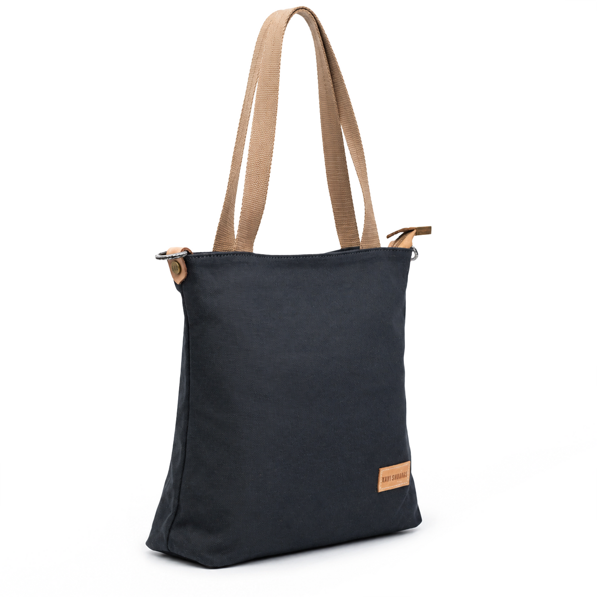 YAN SHUANG Bolso grande Algodón Negro