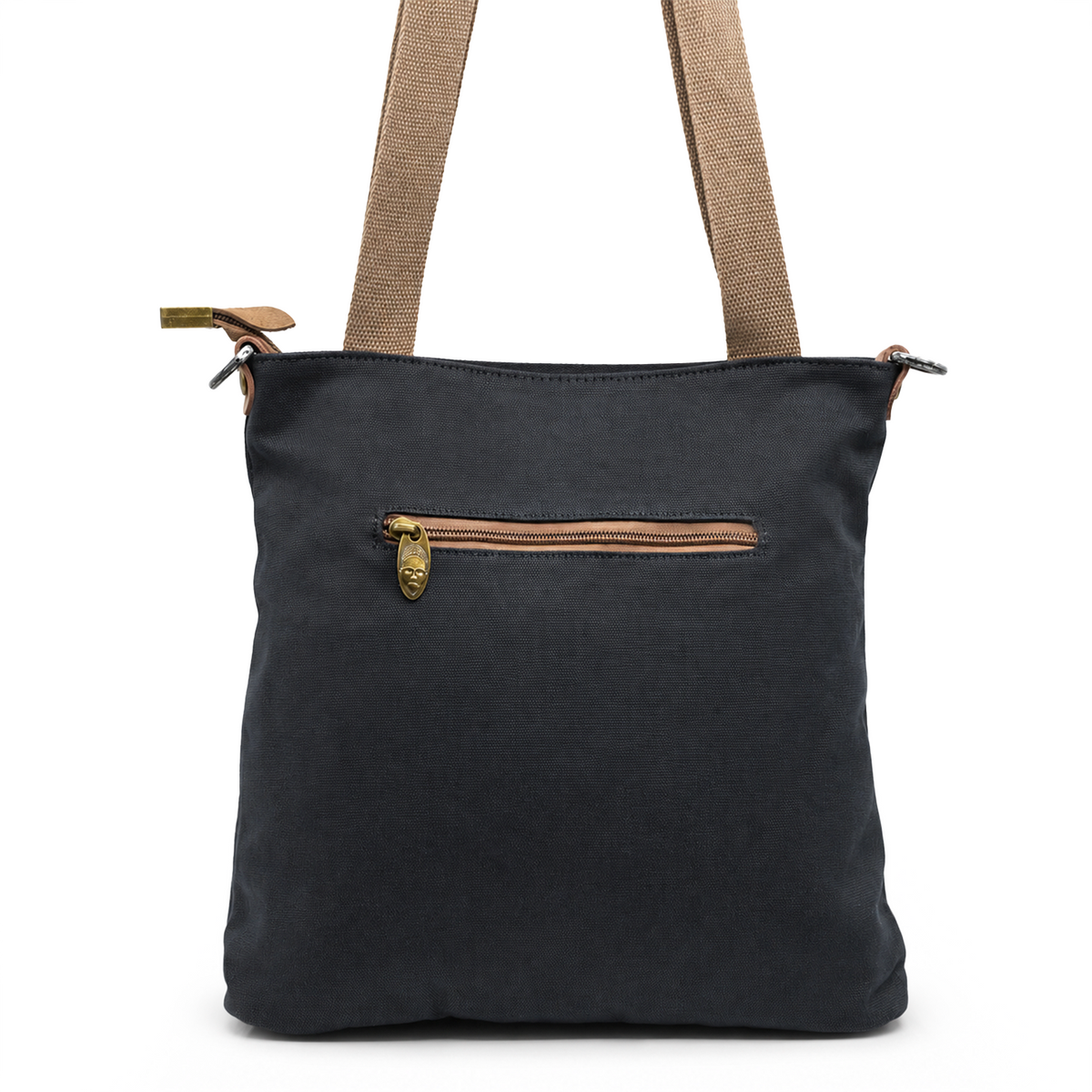 YAN SHUANG Bolso grande Algodón Negro