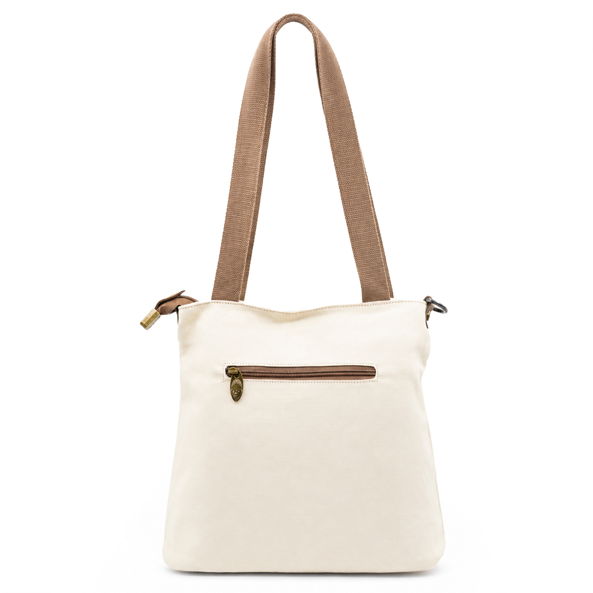 YAN SHUANG Bolso grande Algodón Marfil