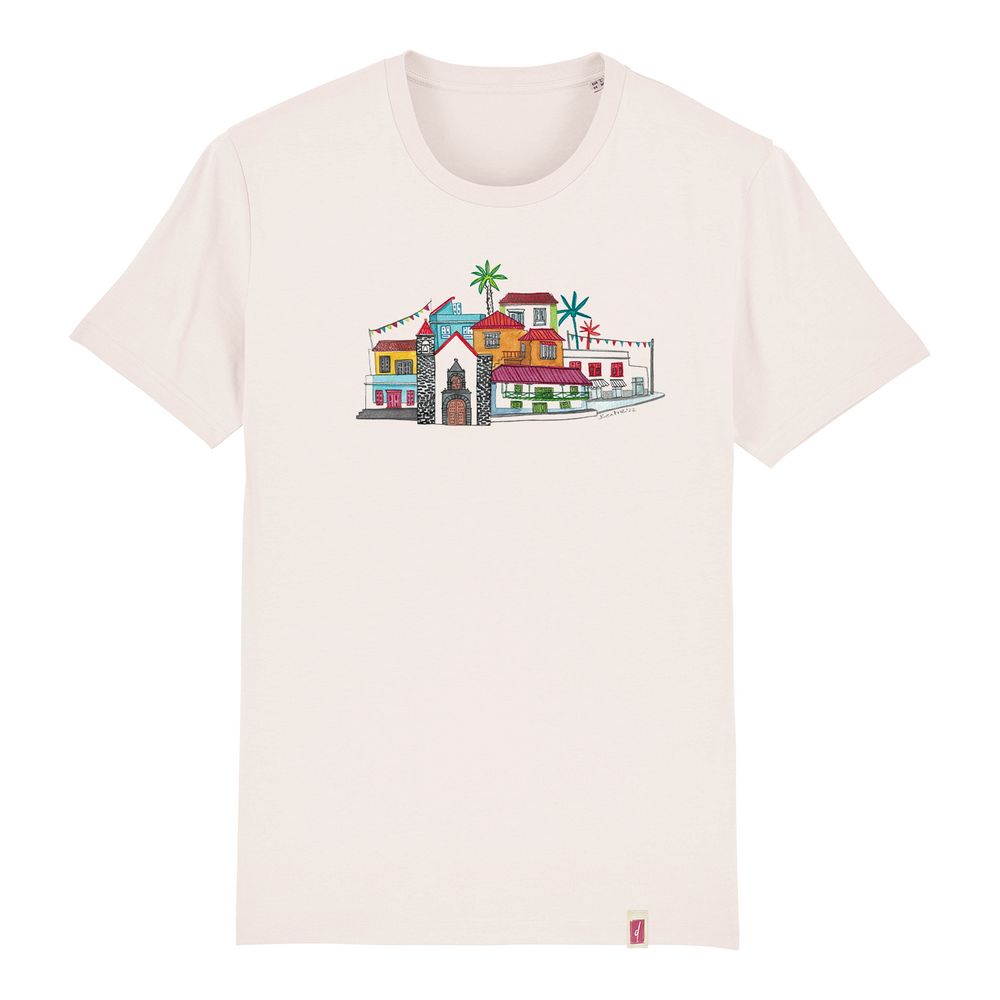 DUNNE BRAND Unisex Canarian Village T-shirt