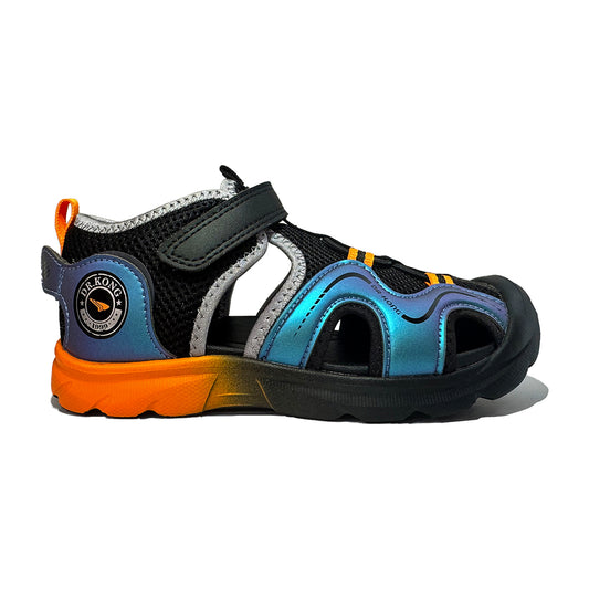 DR. KONG 876 BLUE BLACK SANDALS