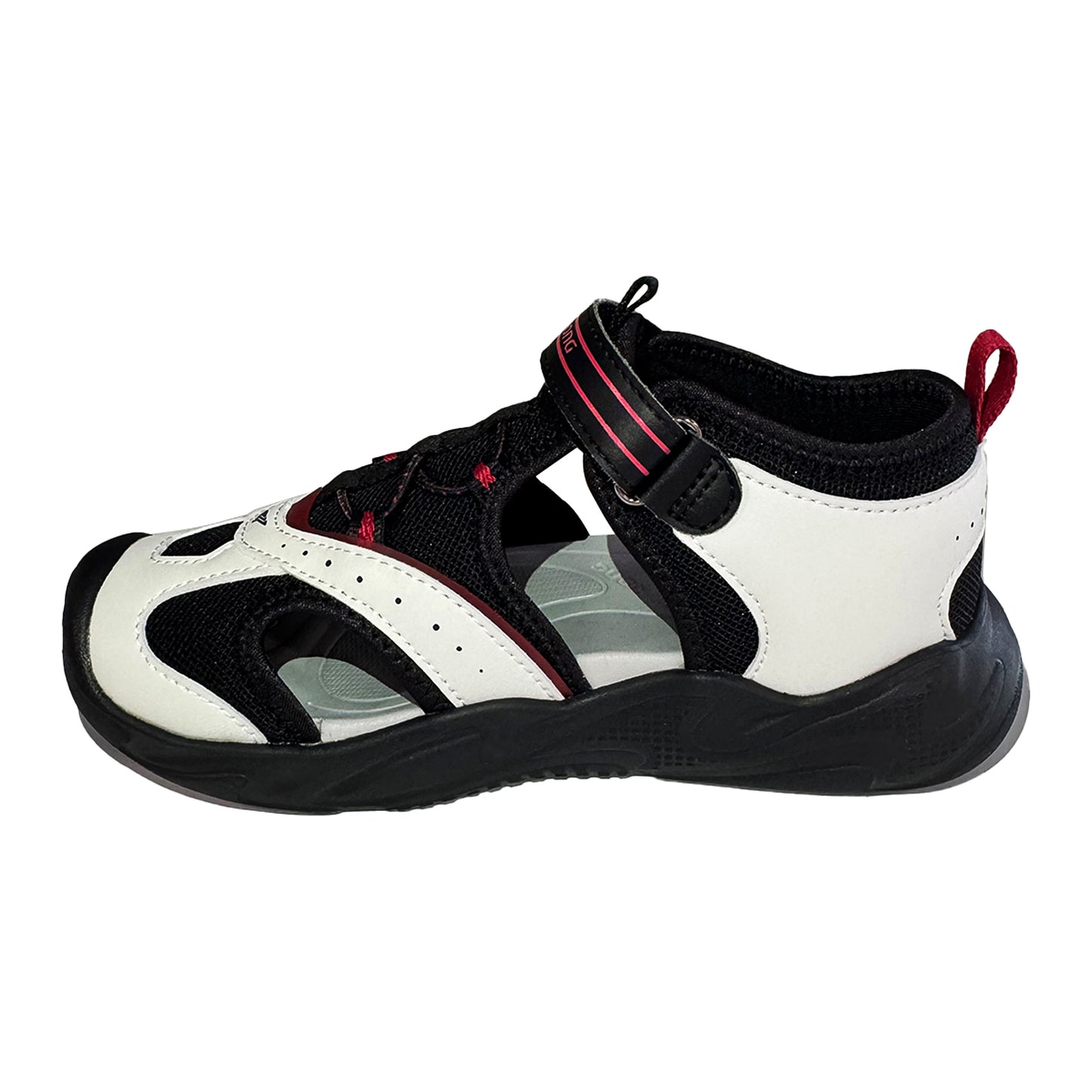 DR KONG 899 WHITE BLACK SANDALS