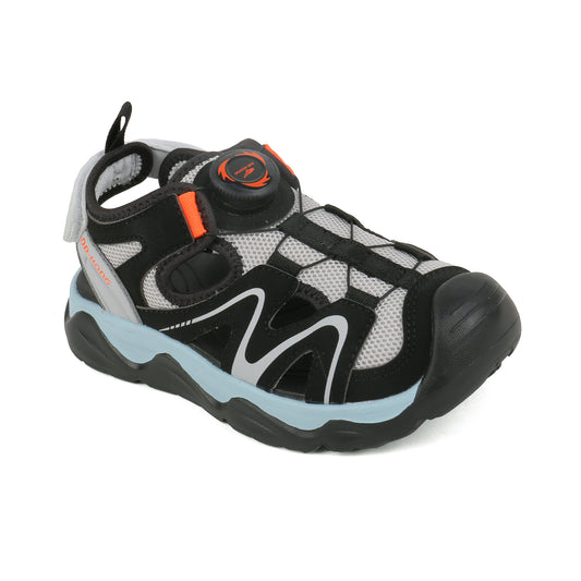 DR. KONG 922 BLACK BLUE SANDALS