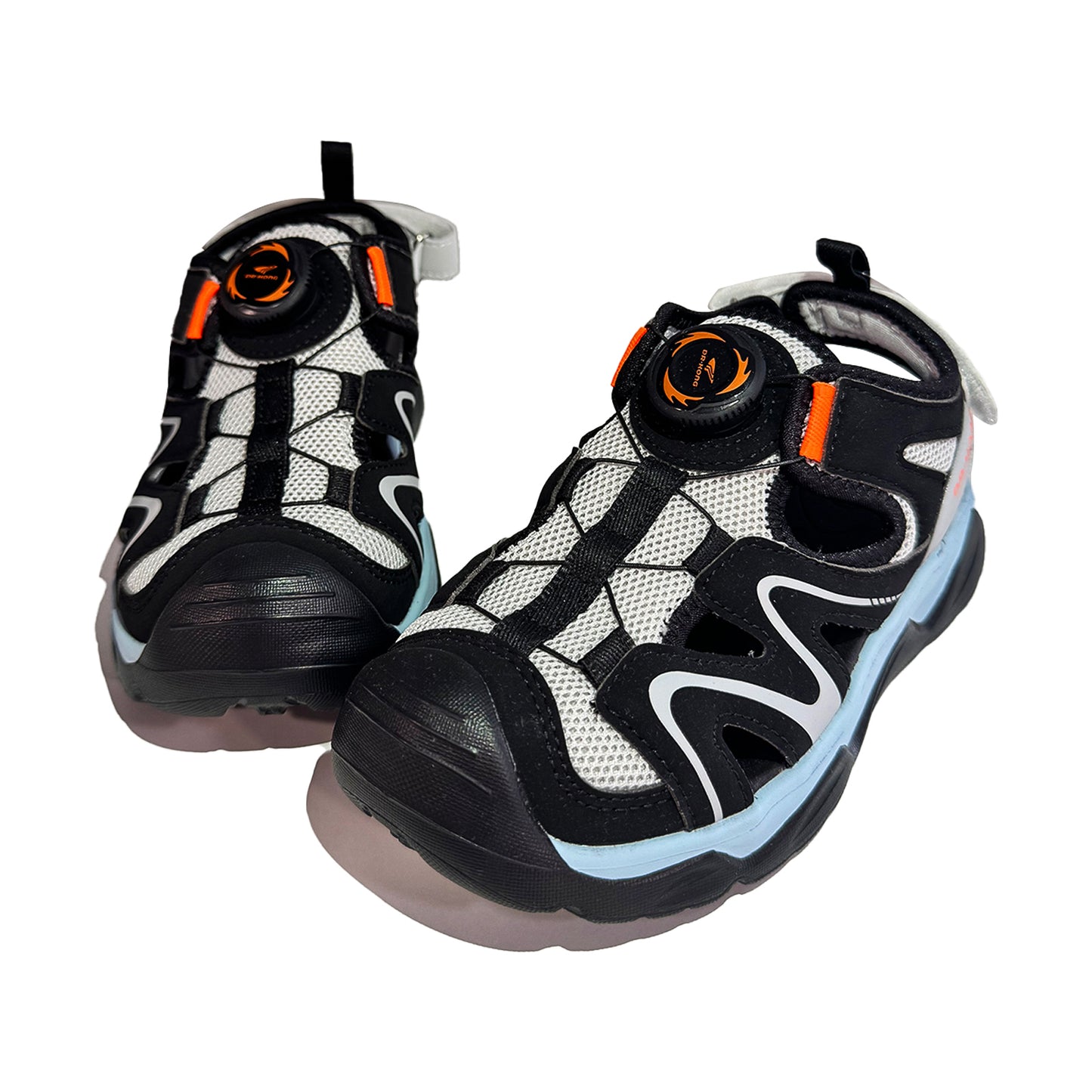DR. KONG 922 BLACK BLUE SANDALS