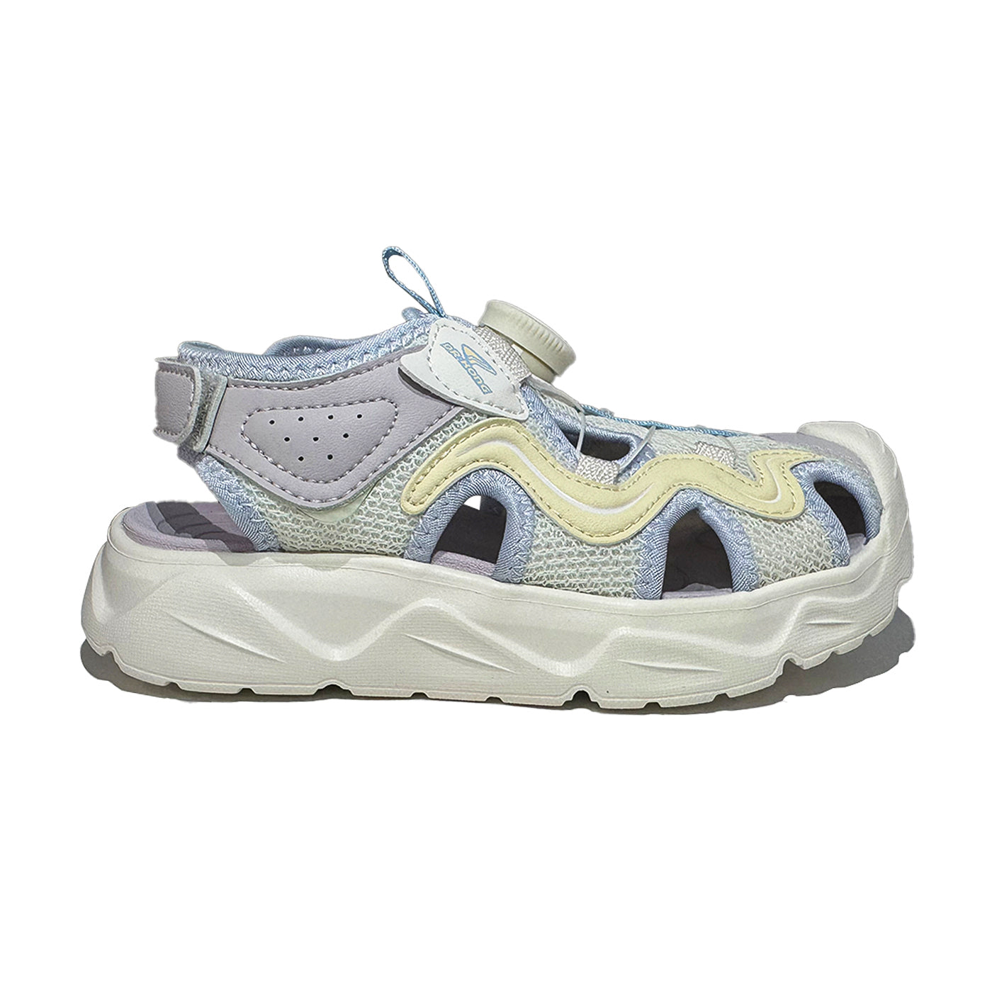 DR. KONG 940 BEIGE PURPLE SANDALS