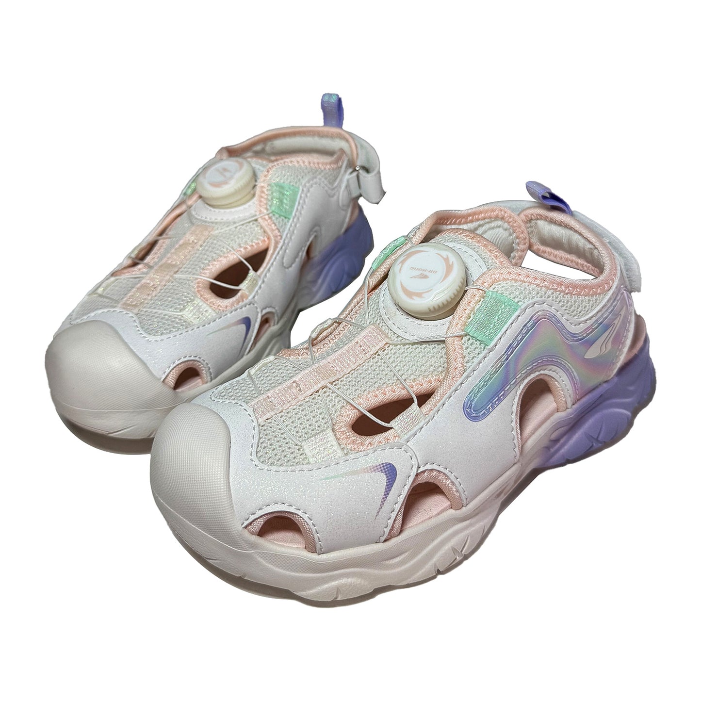 DR. KONG 969 WHITE PINK SANDALS