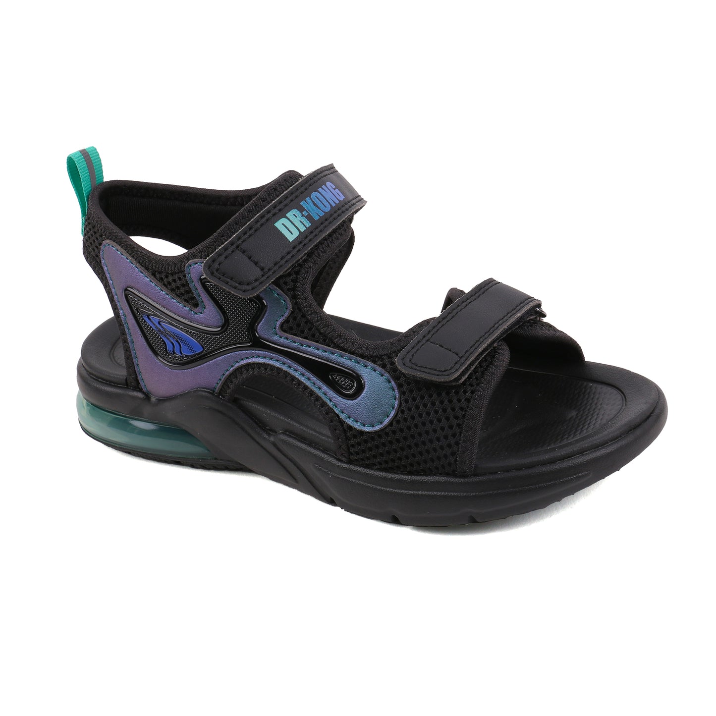 DR KONG 683 BLACK SANDALS