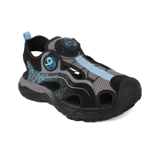 DR. KONG 703 BLACK BLUE SANDALS
