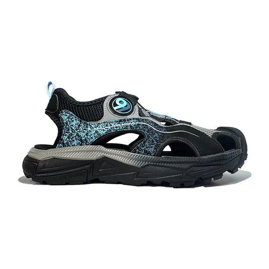 DR. KONG 703 BLACK BLUE SANDALS